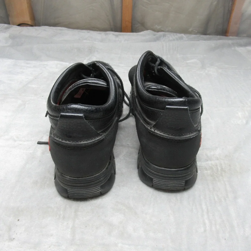 Polo Ralph Lauren Mens 11D Duck Boots Dover‎ II Black Leather Buckle Waterproof